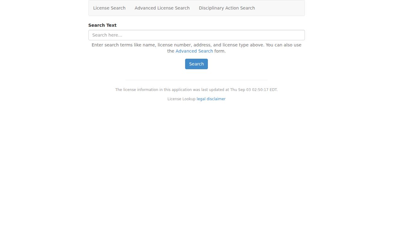 Portsmouth residents directory Virginia professional license lookup